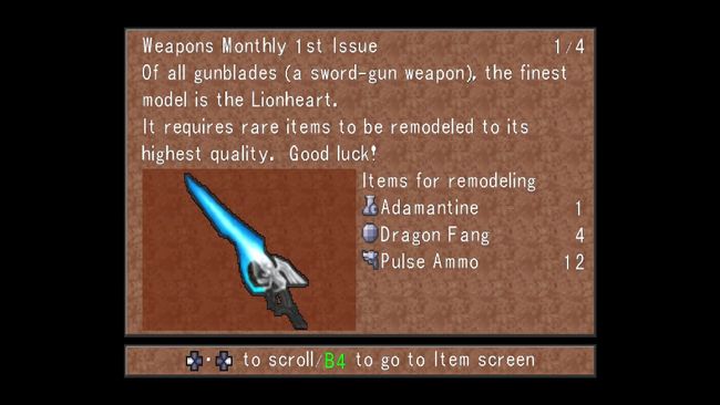 ff13 upgrading weapons